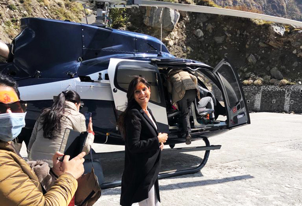 Do Dham Yatra by helicopter